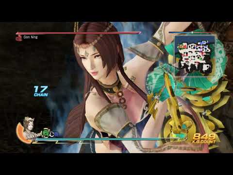 Dynasty Warriors 8 XL:CE - DLC Stage: Liang Province Animal Battle (Ultimate) -Diao Chan Gameplay