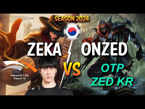 HLE Zeka vs Onzed - Zeka TWISTED FATE vs OTP ZED KR - Patch 14.9 KR Ranked MASTER | lolrec