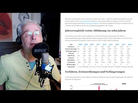 Telefonüberwachung Berlin   2 Gespräche pro Minute ABGEHÖRT 2016