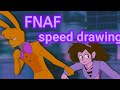 •°Running from the monsters°• FNAF speed drawing