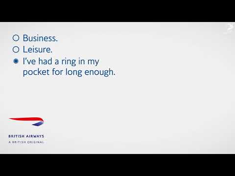 Still from the case film on A British Original (British Airways, 2022)