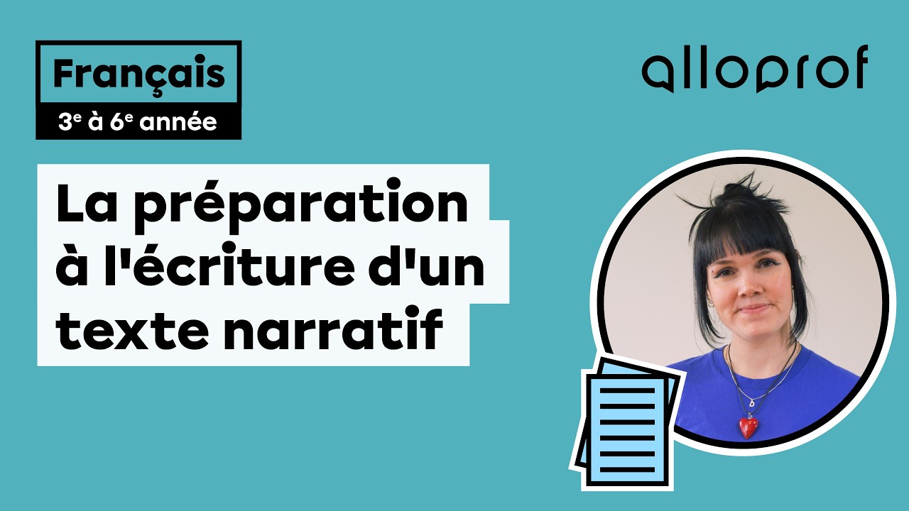 La préparation à l'écriture d'un texte narratif | Français | Primaire