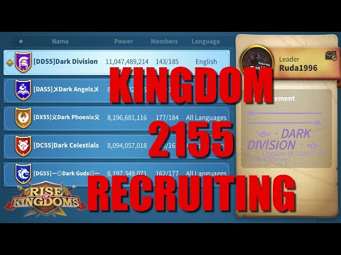 Kingdom 2155 Recruiting for next SoC challenge and challenges to come