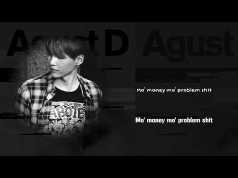 BTS Suga (AGUST D) - Tony Montana FT. Yankie [Lyrics Han|Rom|Eng]