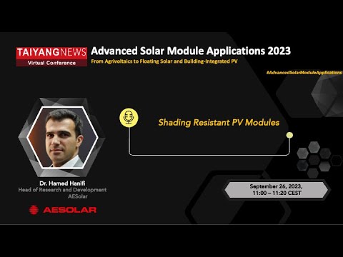 Shade-resistant PV modules presentation