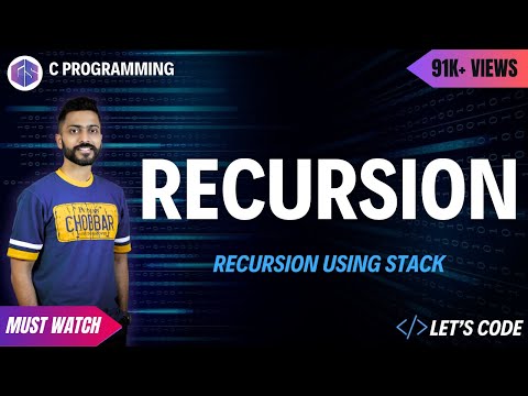 Recursion in Programming | Smallest Recursive Program | Recursion using stack