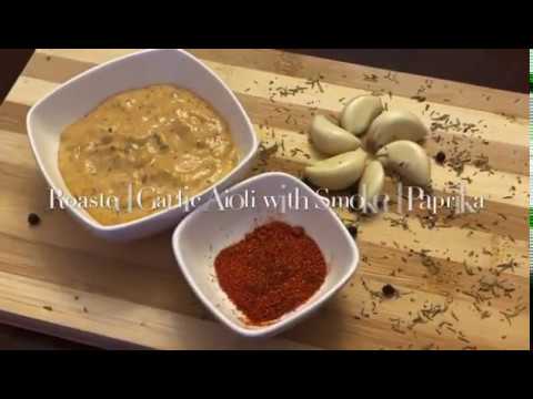 Roasted Garlic Aioli with smoked paprika