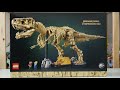 LEGO Jurassic World 76968 Dinosaur Fossils Tyrannosaurus Rex LEGO Speed Build Review