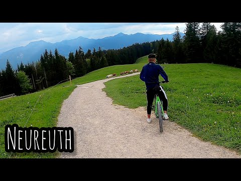 Neureuth (1261m) - MTB Abfahrt mit Trail und Aussicht auf den Tegernsee