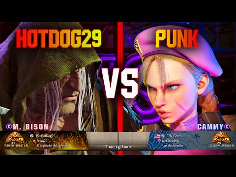SF6 ▰ HotDog29 (Bison) VS Punk (Cammy) | High Level Gameplay | Street Fighter 6 High Level