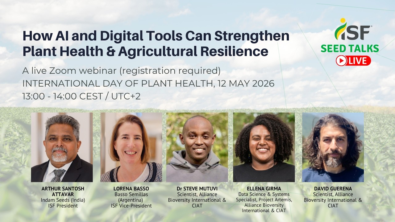 #IDPH ISF Seed Talks: How AI and digital toos can strengthen plant health