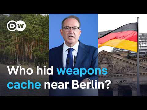 Hidden weapons cache near Berlin sparks espionage probe | DW News