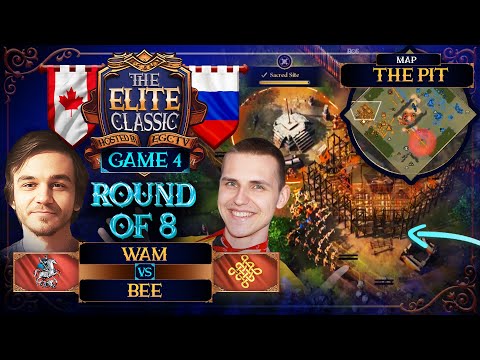 The Elite Classic: 3D!Bee vs Wam G4, Ro8 Bo5 | Age Of Empires 4