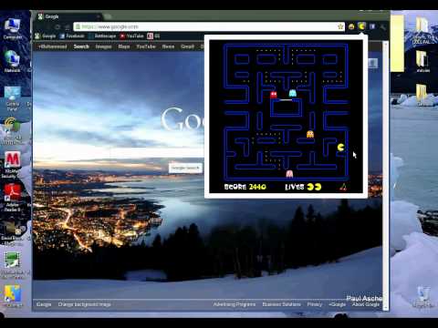 Pac-man google chrome