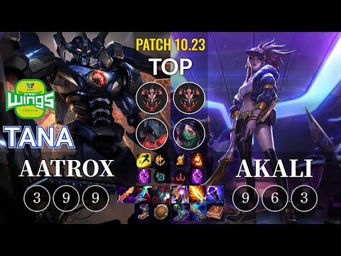 JAG TaNa Aatrox vs Akali Top - KR Patch 10.23