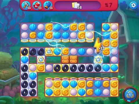 Fishdom Hard level 7143 no boosters フィッシュダム ハード [Friend's]