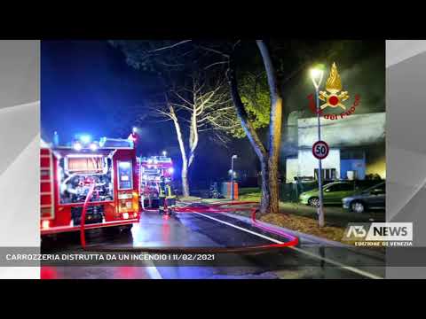CARROZZERIA DISTRUTTA DA UN INCENDIO | 11/02/2021