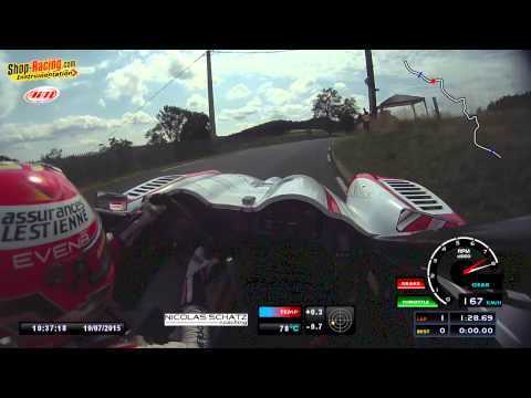 Nicolas SCHATZ Caméra embarquée  Course de côte de Dunières 2015