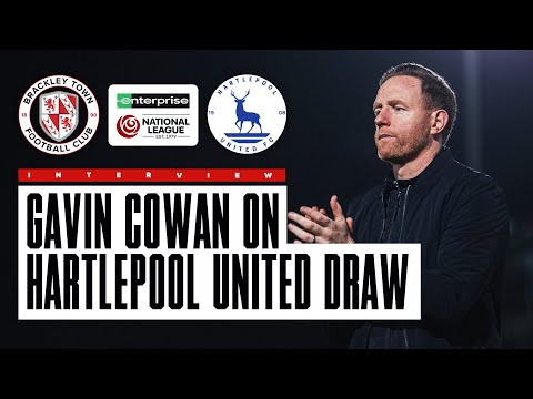 Interview: Gavin Cowan on Brackley Town 0-0 Hartlepool United