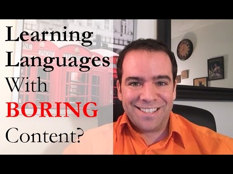 Language Learning: Are You Learning By Using Boring Material?