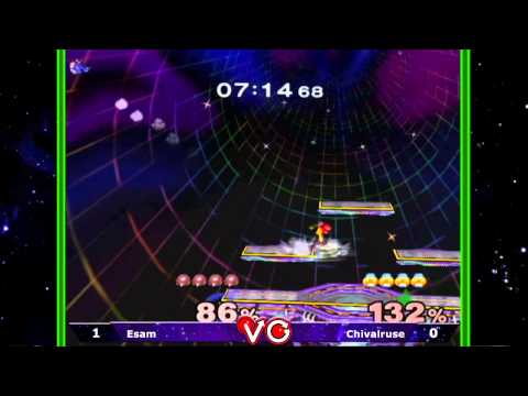 S@X Monthly - Esam (Samus) Vs. Chivalruse (Sheik) Melee Singles - 2.13.2013