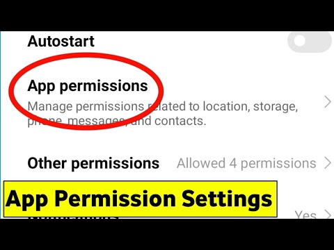 Redmi Note 10 App Permission Setting | App Permission Setting In Redmi Phone