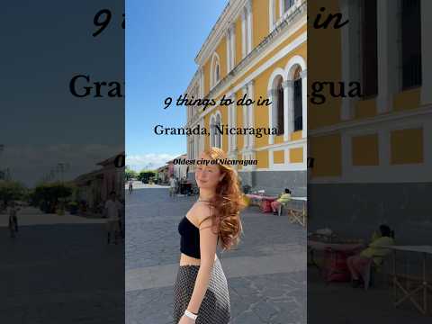 What to do in Granada, Nicaragua 🇳🇮 #travel #granada #nicaragua #vaccation #travelguide