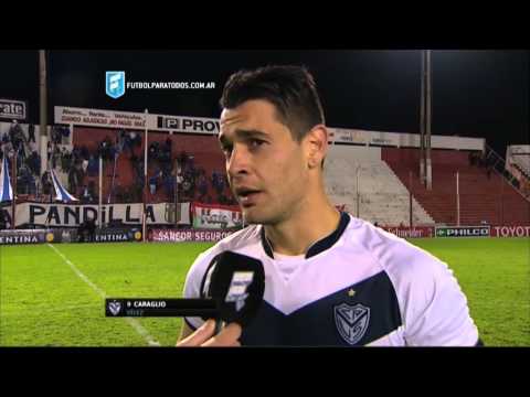 Caraglio: "Un poquito de tranquilidad". Vélez 3 - Acassuso 0. 16avos. Copa Argentina. FPT.