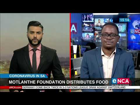 Kgalema Motlanthe Foundation donates food