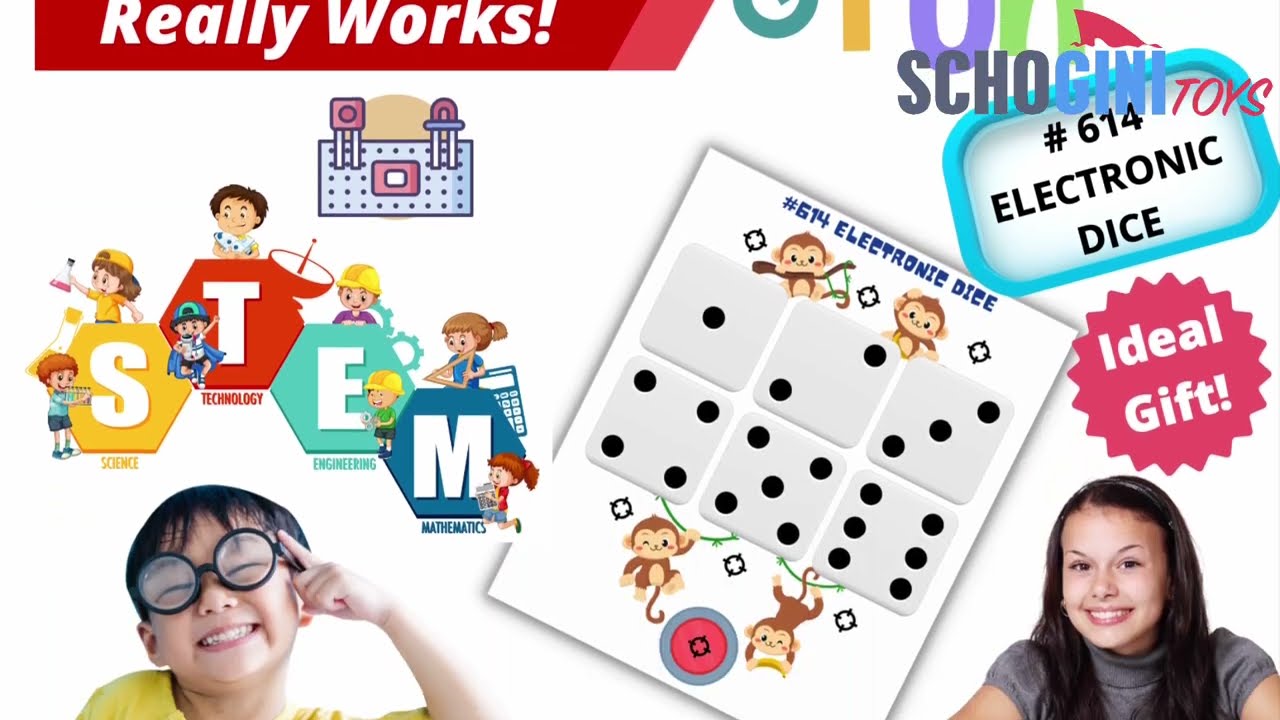 #614 - Electronic Dice – You Can Build a Touch Activated Dice