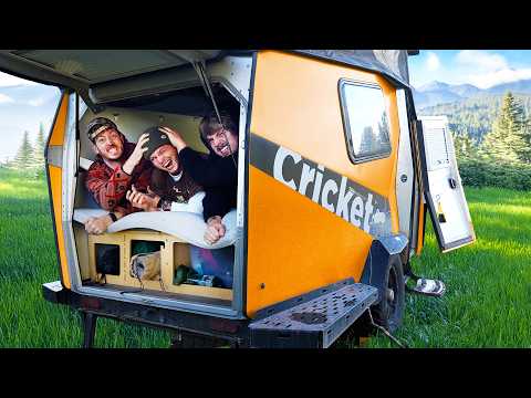 Overnight In an Off-Grid Micro Camper!