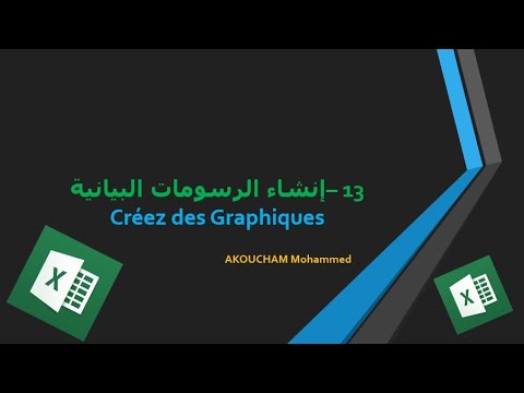 دورة الإكسل الحلقة 13 إنشاء الرسومات البيانية Créez des Graphiques en Excel