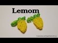 Rainbow Loom Lemon charm - How to - Food Series ...