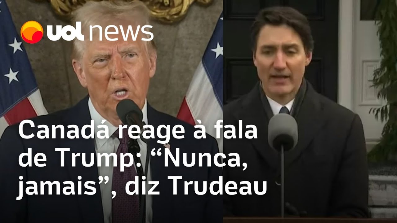 Trump e Canadá: Trudeau responde fala do presidente eleito sobre anexação aos EUA: 'Nunca, jamais'
