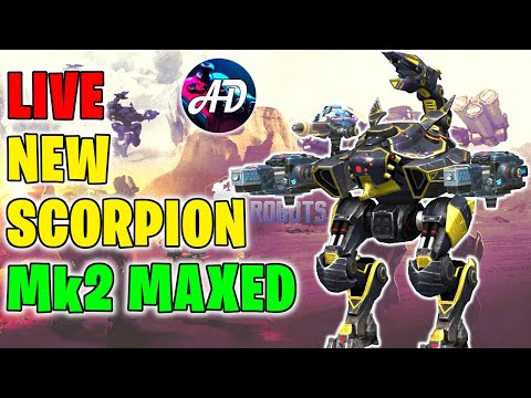 🔴 Live New SCORPION 6.2 Mk2 Maxed!!! | War Robots Live Stream WR