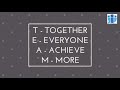 Teamwork Motivational Message Whatsapp Status Video 30 Second Video Life Quotes