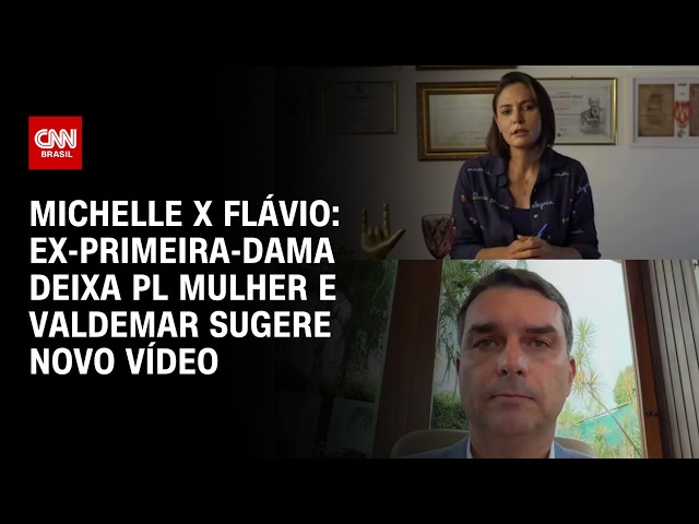 Michelle deixa PL mulher, e Valdemar sugere novo vídeo após crise com Flávio