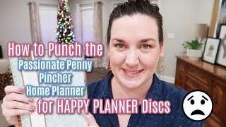 The Passionate Penny Pincher Home Planner | How to Put on Happy Planner Discs