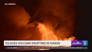 One of Hawaii's most active volcano erupting