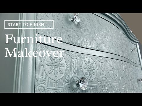 Furniture Makeover | Country Chic Paint Trash to Treasure Dresser Furniture Flip | Start to Finish