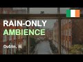 Calm Rain Sounds For Sleeping And Relaxation Dublin Ireland No Thunder
