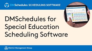 DMSchedules: Special Education YouTube Video