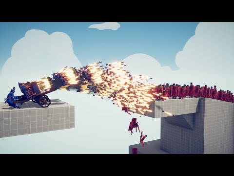 3x GOD HWACHA vs 100x UNITS - Totally Accurate Battle Simulator TABS