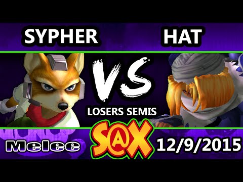 S@X 127 - Hat (Sheik) Vs. Sypher Phoenix (Fox) SSBM Losers Semis - Smash Melee