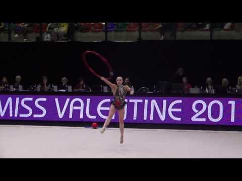 Veronika Proncenko , FIG Senjor (LTU) Hoop,  Miss Valentine 2017