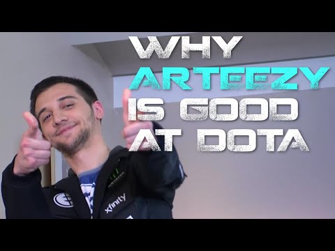 Why Arteezy is good at Dota