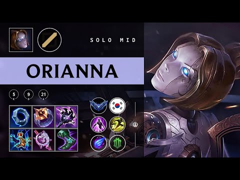 Orianna Mid vs Qiyana - KR Diamond Patch 25.22