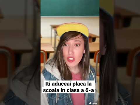 Cand iti aduceai placa la scoala in clasa a 6-a 🤣