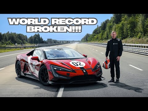 INSIDE the NEW 496.22kmh World Record - BYD YangWang U9 Xtreme