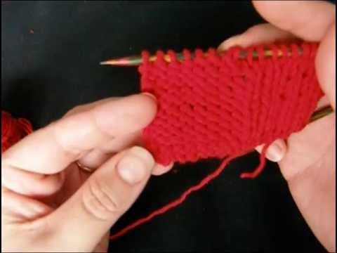 KNITTING TUTORIAL: Basics: Left-twisted stitches!